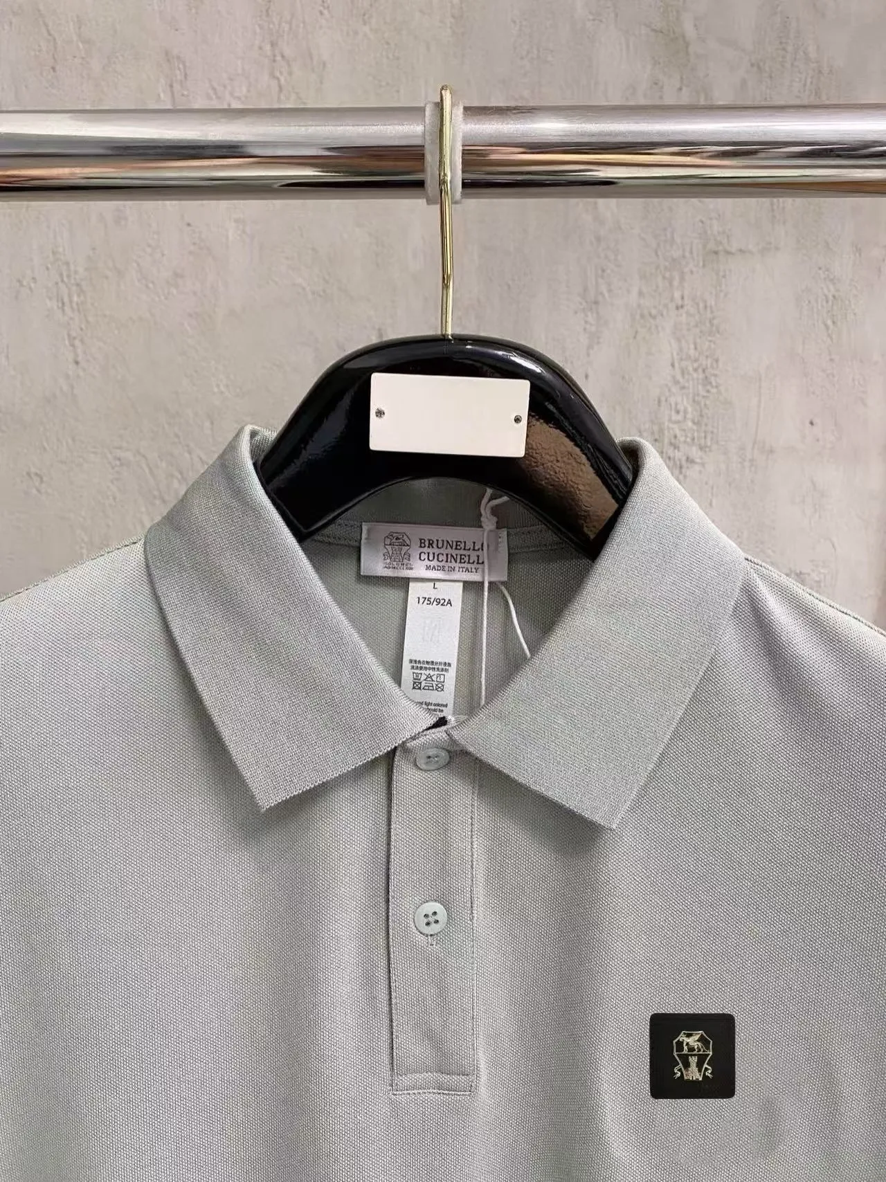 , BC highly recommended! Spring and summer new products are on sale at the counter. Fashionable Premium Men's Polo - Logo on the chest, personalized and fashionable/Imported top-notch high-density mercerized pearls, extremely skin-friendly and comfortable. It feels very delicate, has a good texture, is cool and breathable, and is a very good overall product. It can be worn alone without any problem. Size M-3Xl